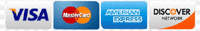We Accept All Major Credit Cards or personal checks